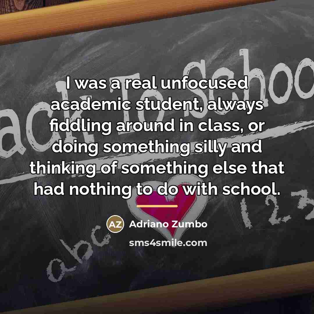 “I was a real unfocused academic student, always fiddling around…” quote by Adriano Zumbo