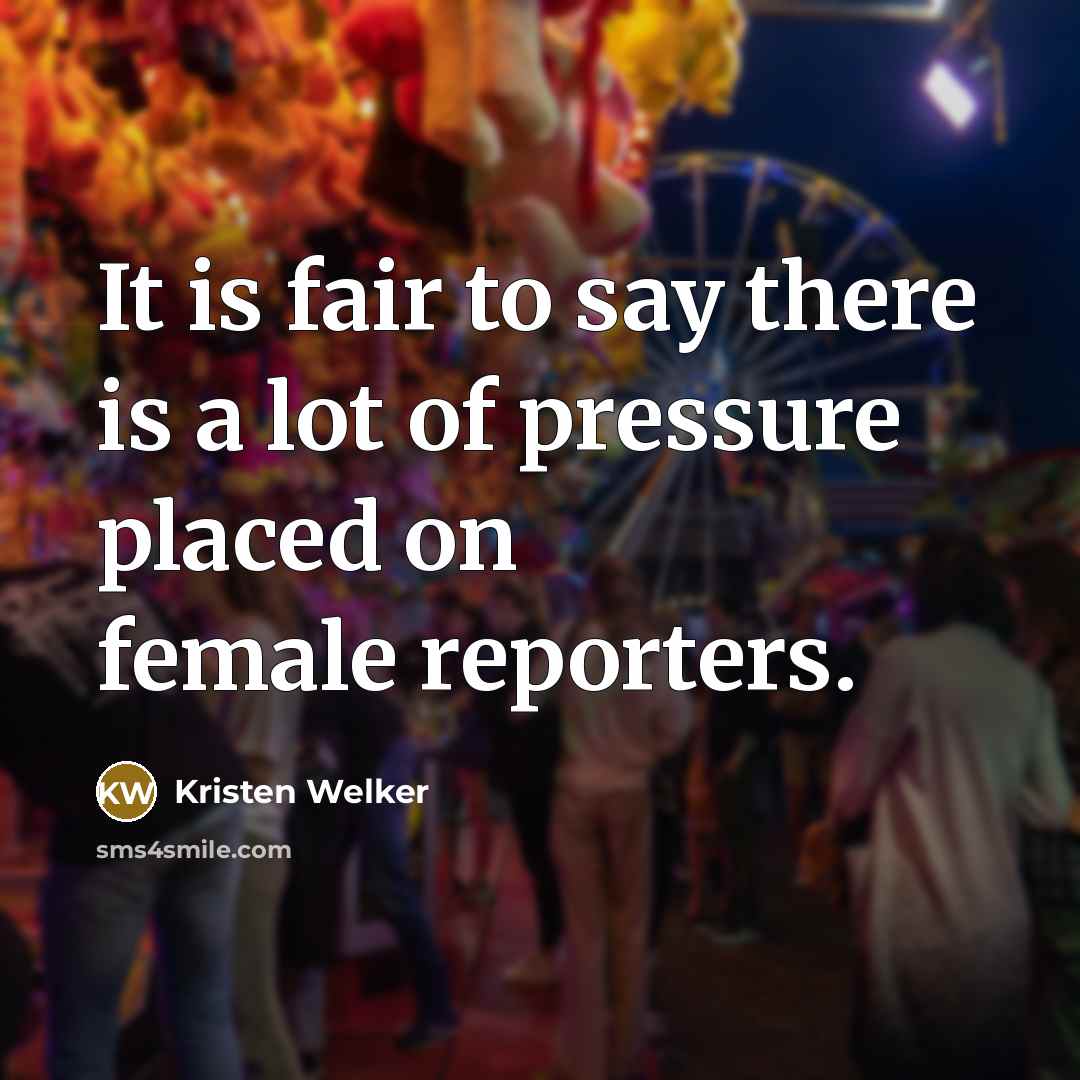 “It is fair to say there is a lot of…” quote by Kristen Welker
