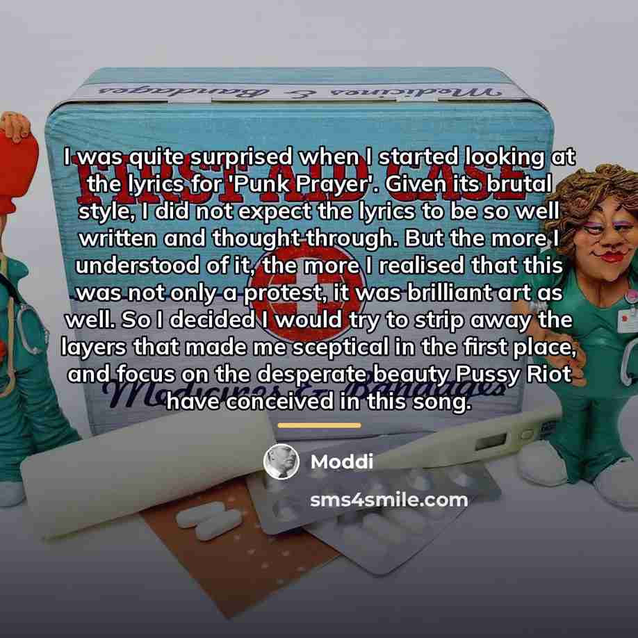 “I was quite surprised when I started looking at the…” quote by Moddi
