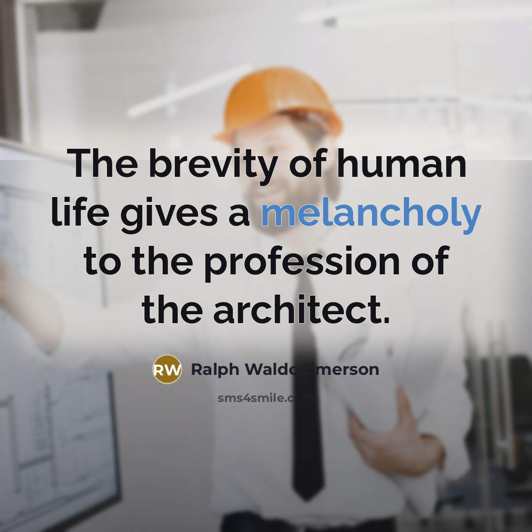 “The brevity of human life gives a melancholy to the…” quote by Ralph Waldo Emerson