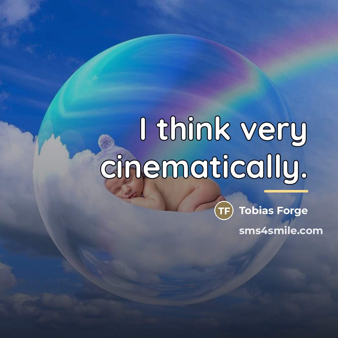 “I think very cinematically.…” quote by Tobias Forge