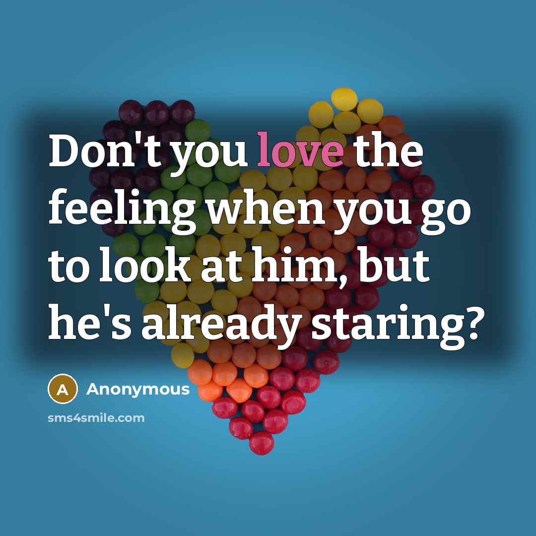 “Don't you love the feeling when you go to look…” quote by Anonymous