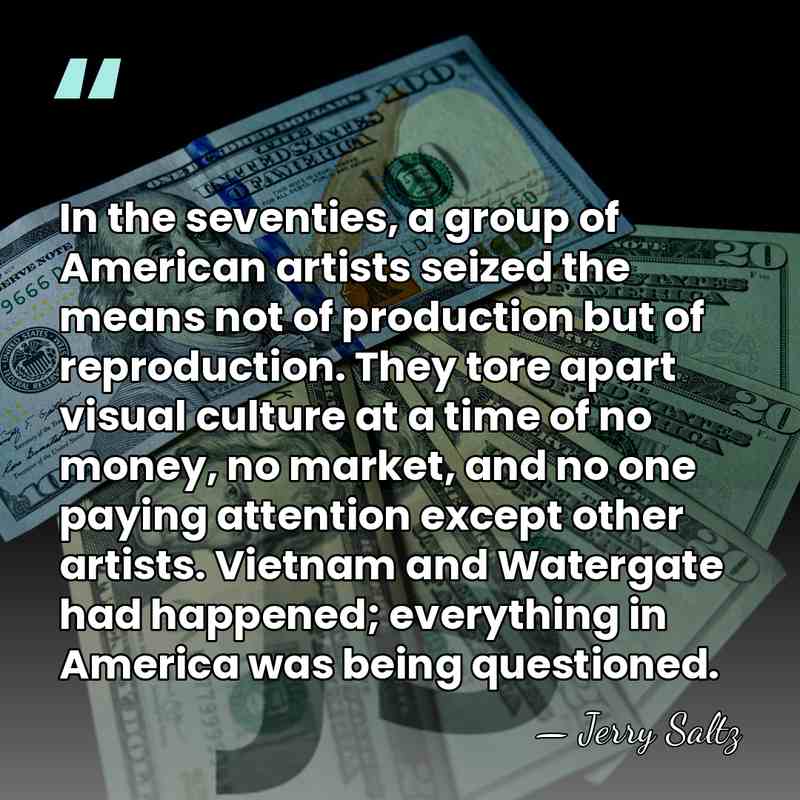 In the seventies, a group of American artists seized the means not&hellip; - Jerry Saltz