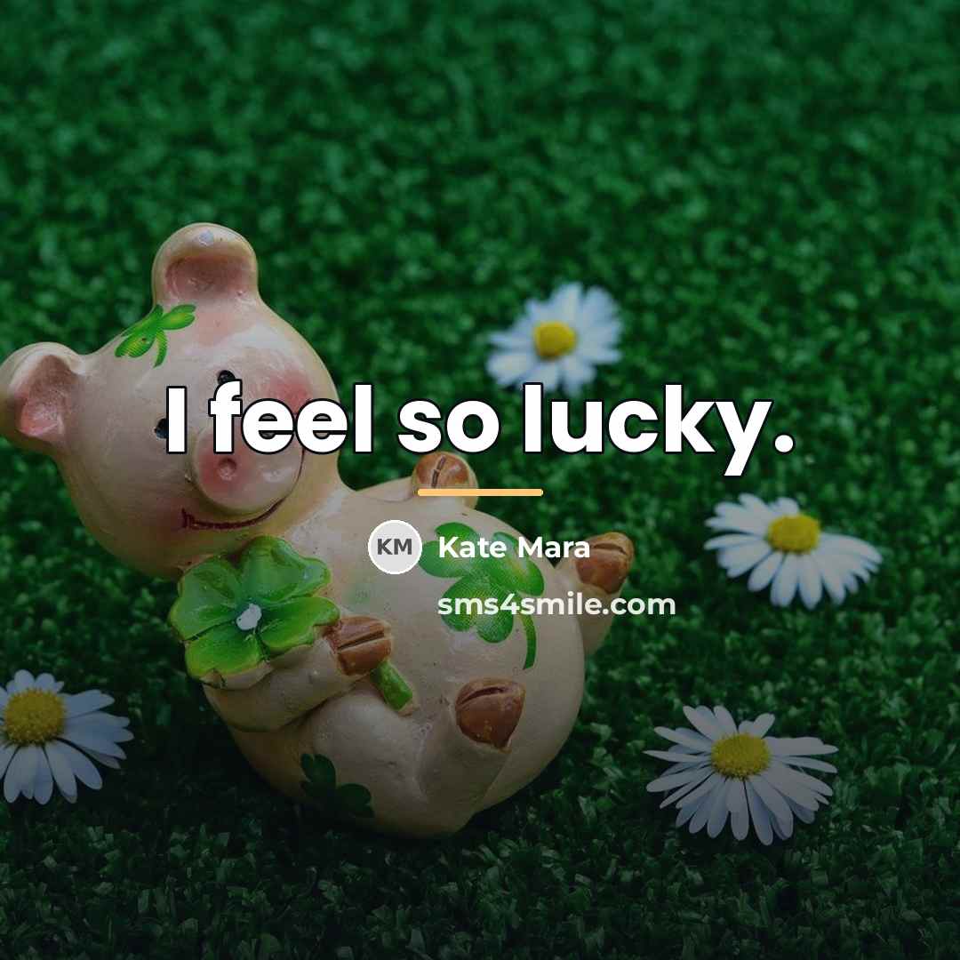 “I feel so lucky.…” quote by Kate Mara