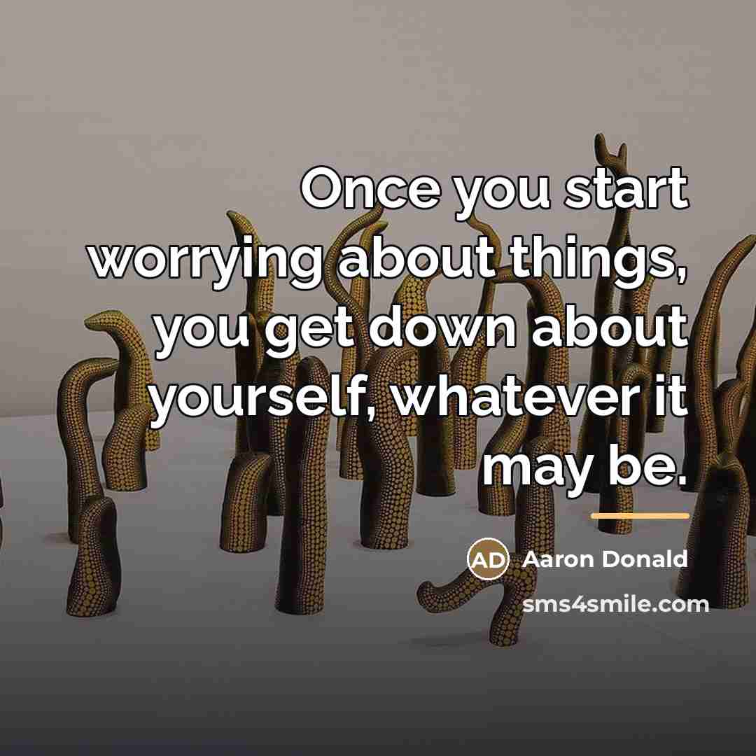 “Once you start worrying about things, you get down about…” quote by Aaron Donald