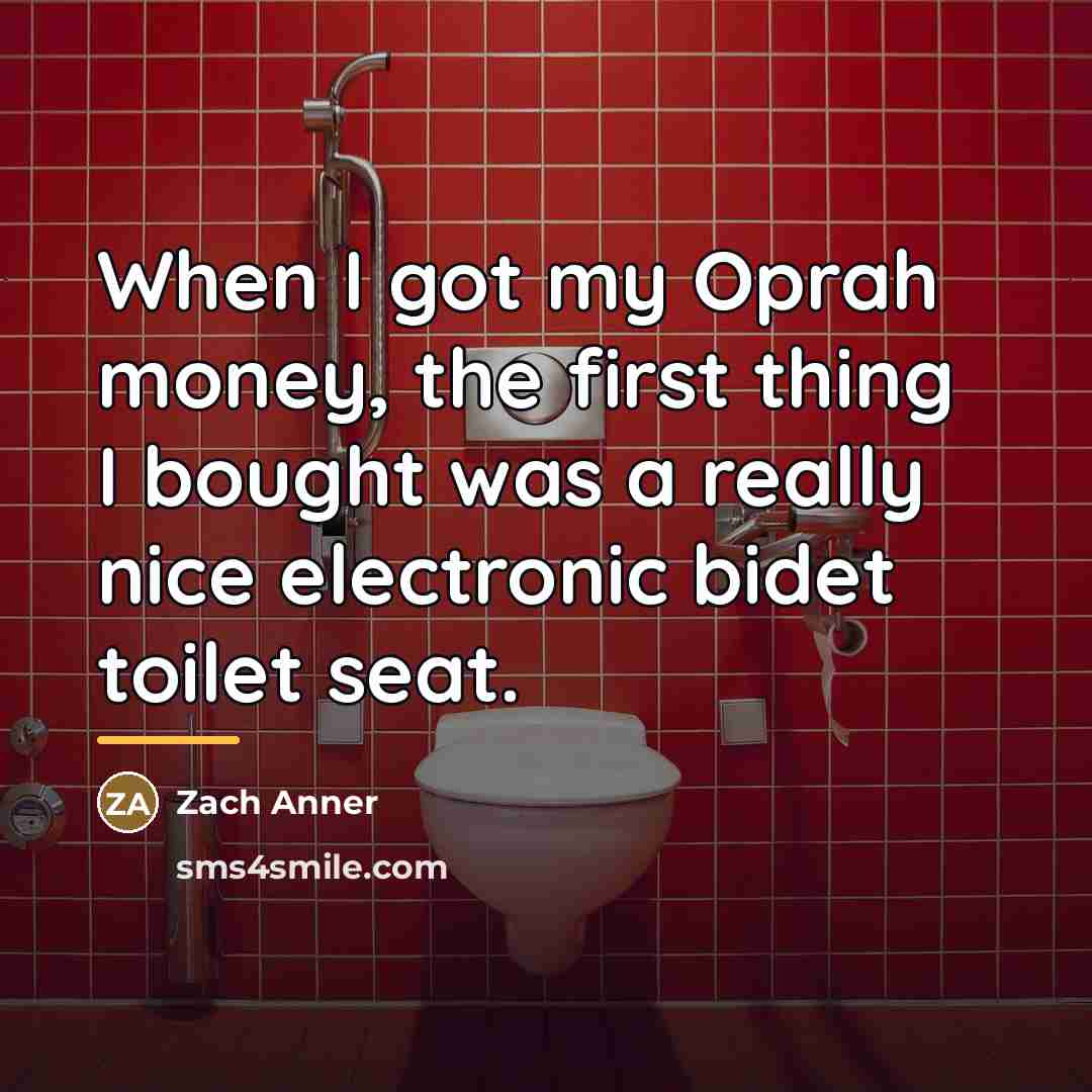 “When I got my Oprah money, the first thing I…” quote by Zach Anner