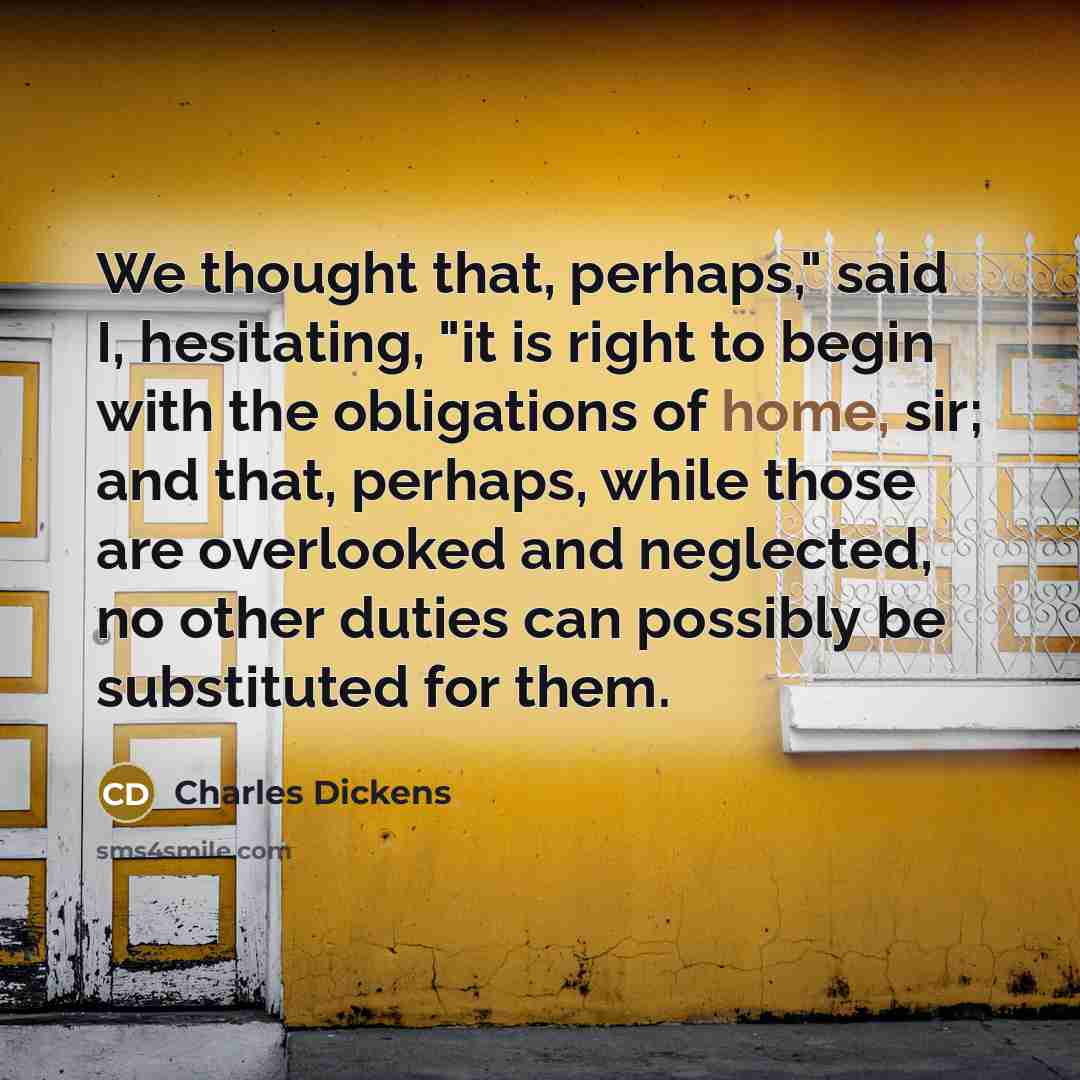 “"We thought that, perhaps," said I, hesitating, "it is right…” quote by Charles Dickens