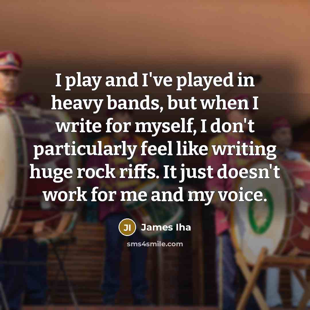 “I play and I've played in heavy bands, but when…” quote by James Iha