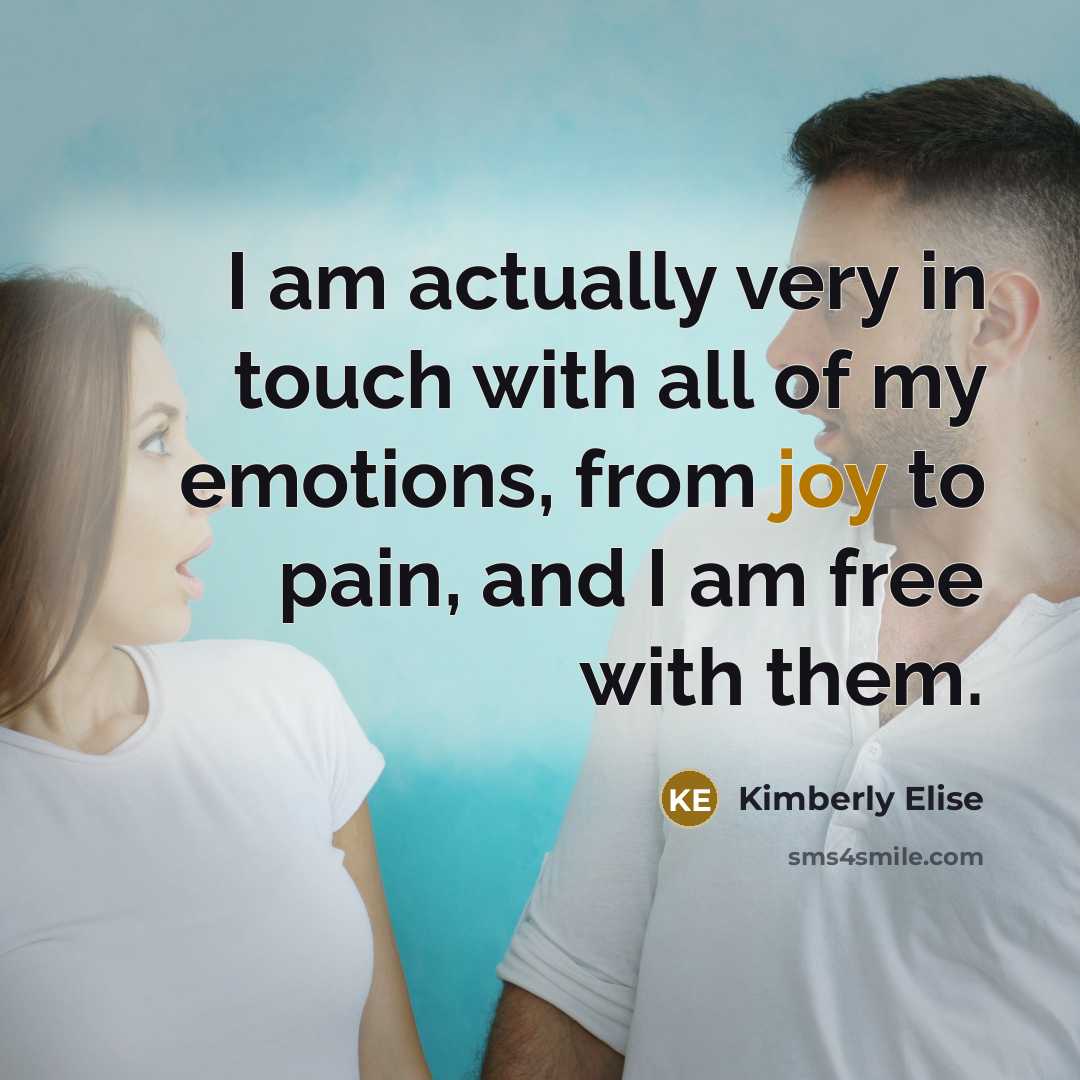 “I am actually very in touch with all of my…” quote by Kimberly Elise