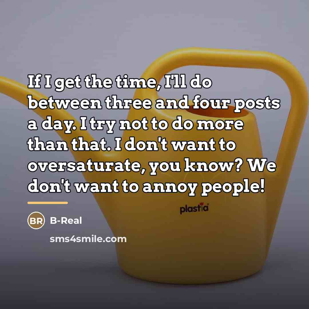 “If I get the time, I'll do between three and…” quote by B-Real