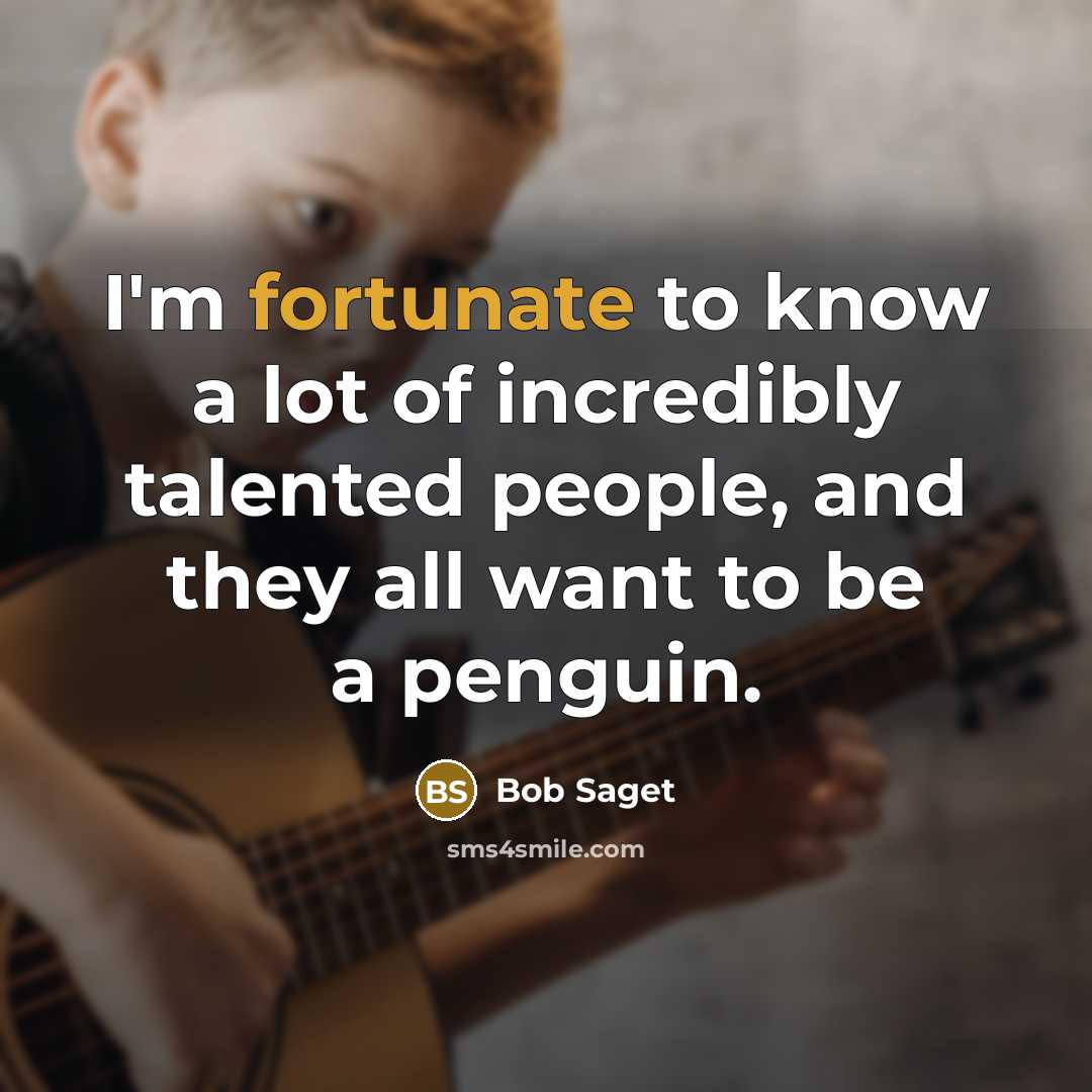 “I'm fortunate to know a lot of incredibly talented people,…” quote by Bob Saget