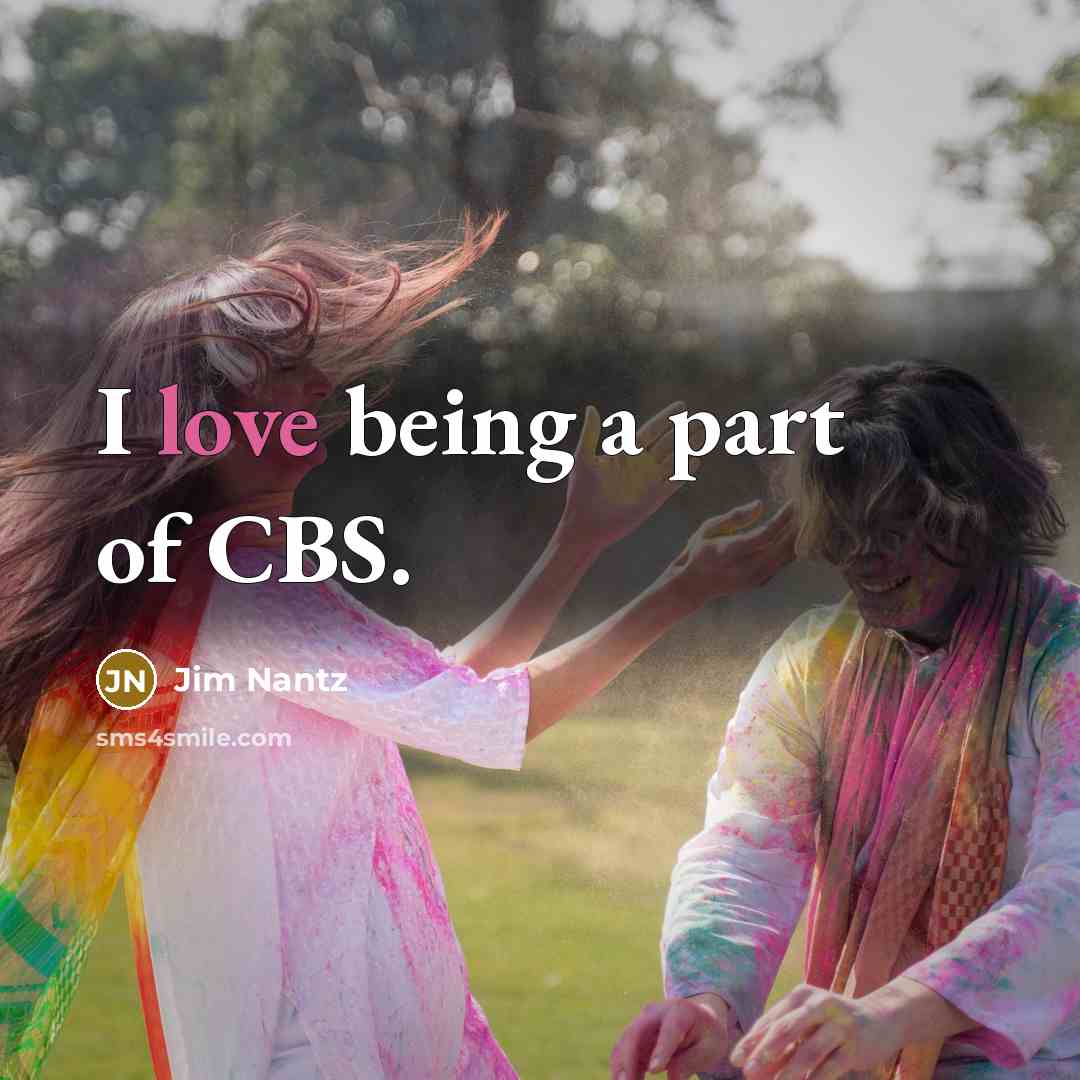“I love being a part of CBS.…” quote by Jim Nantz