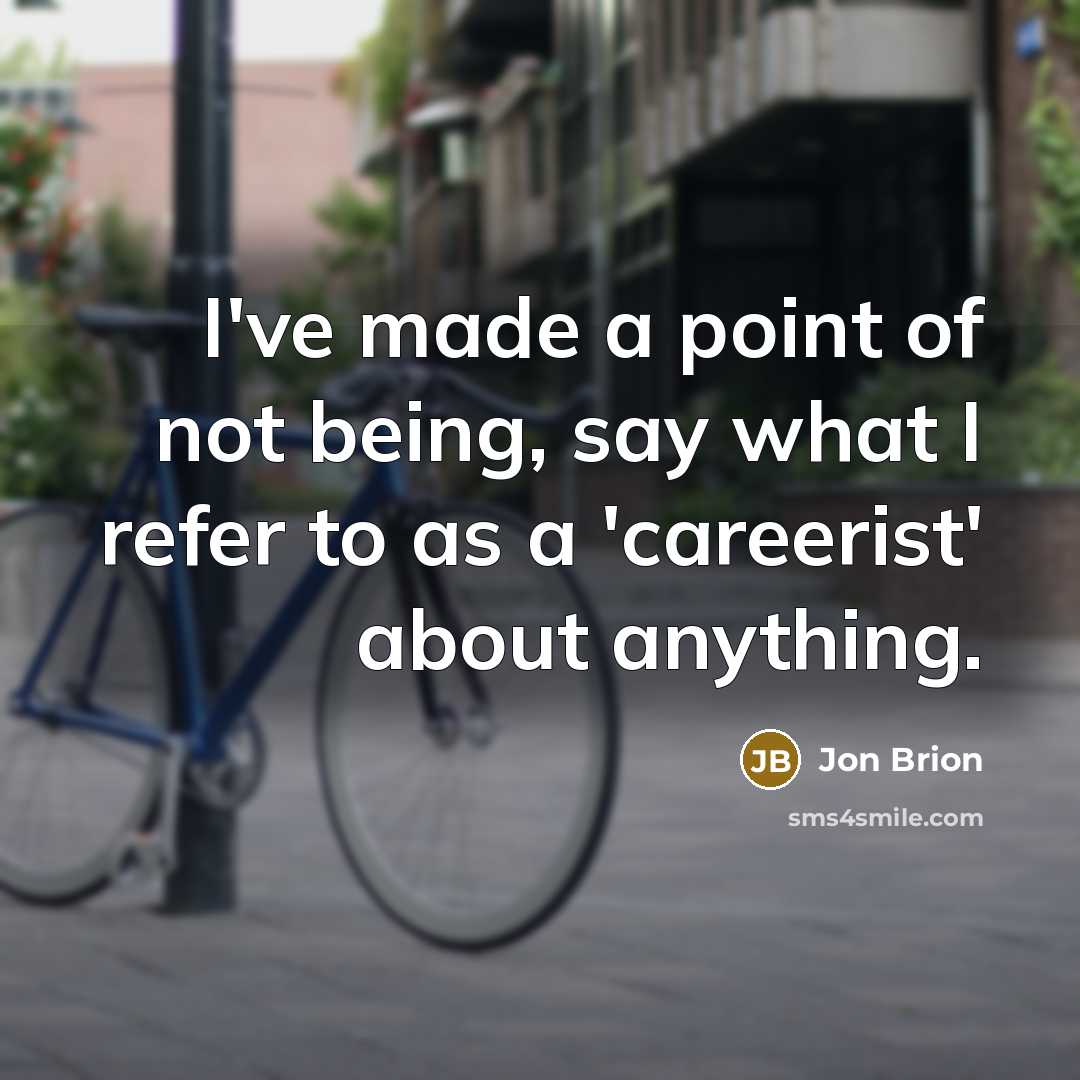 “I've made a point of not being, say what I…” quote by Jon Brion