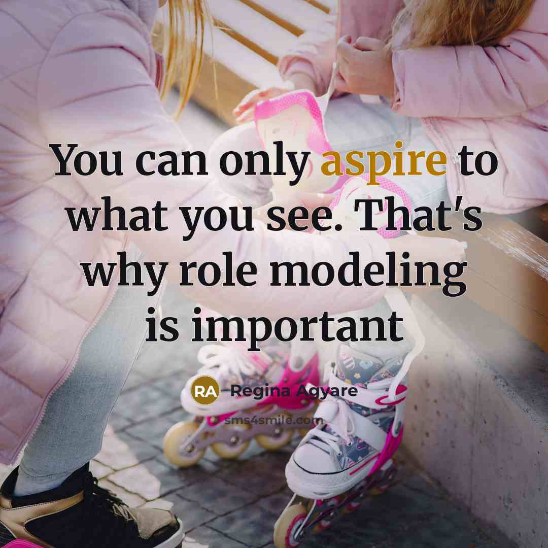 “You can only aspire to what you see. That's why…” quote by Regina Agyare