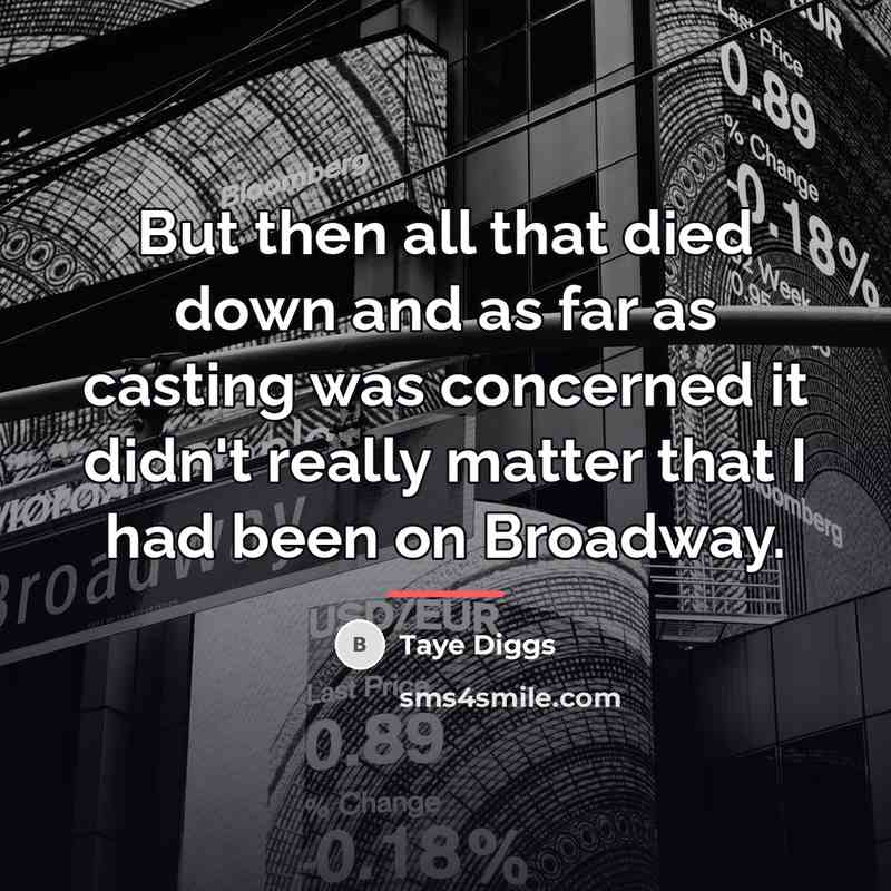 “But then all that died down and as far as…” quote by Taye Diggs