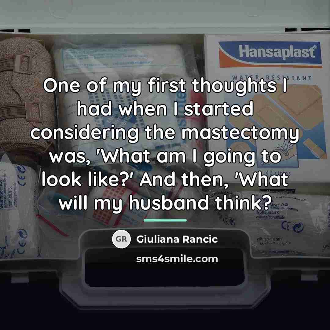 “One of my first thoughts I had when I started…” quote by Giuliana Rancic