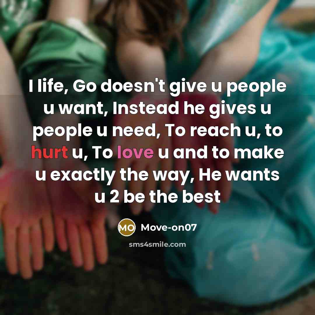 “I life, Go doesn't give u people u want, Instead…” quote by Move-on07