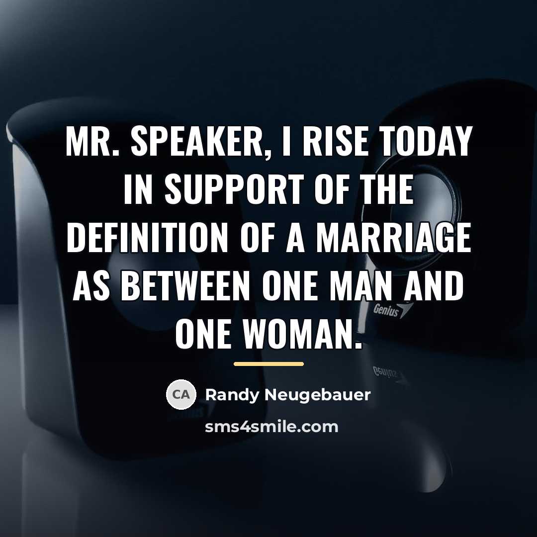 “Mr. Speaker, I rise today in support of the definition…” quote by Randy Neugebauer