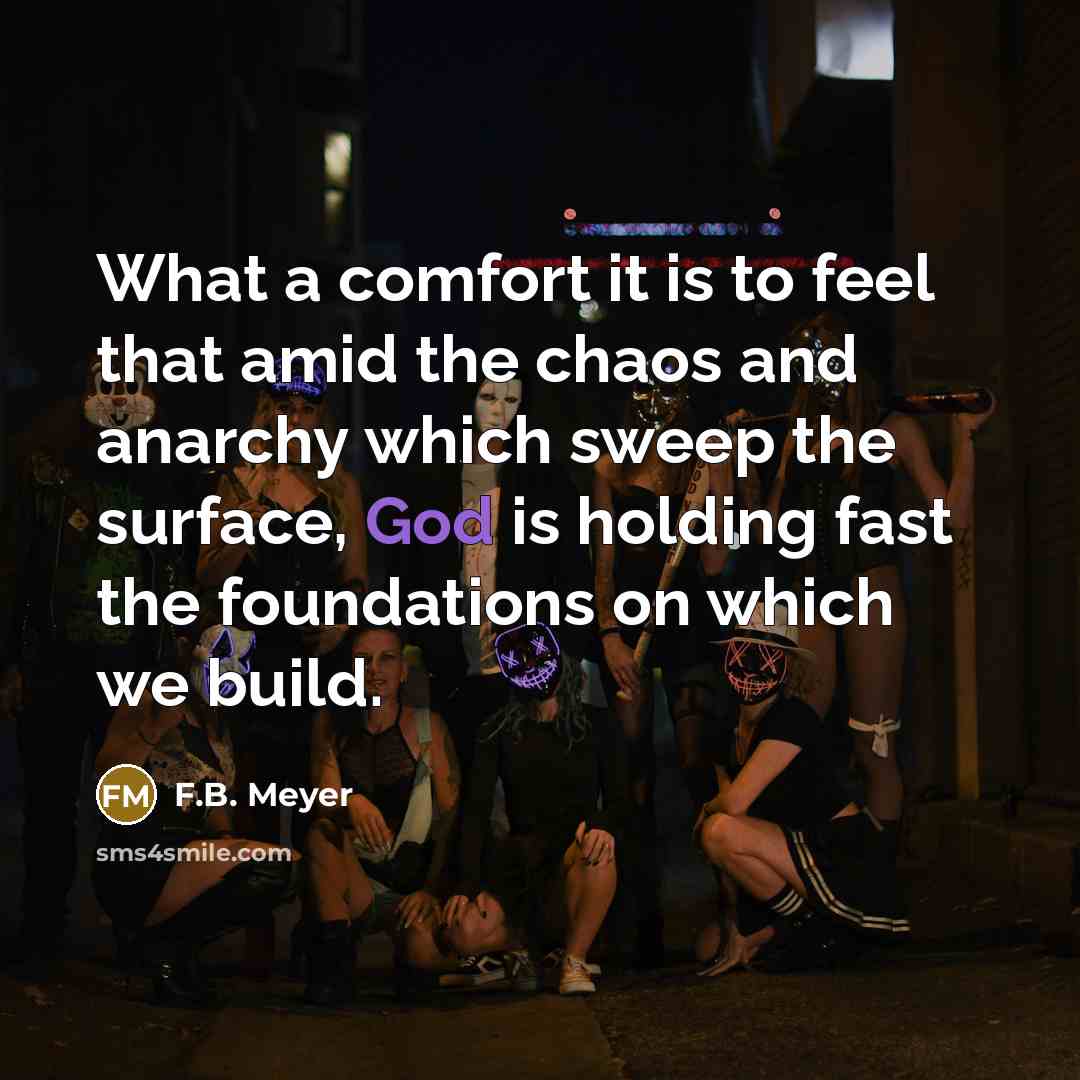 “What a comfort it is to feel that amid the…” quote by F.B. Meyer