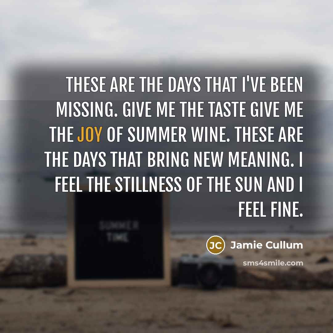 “These are the days that I've been missing. Give me…” quote by Jamie Cullum