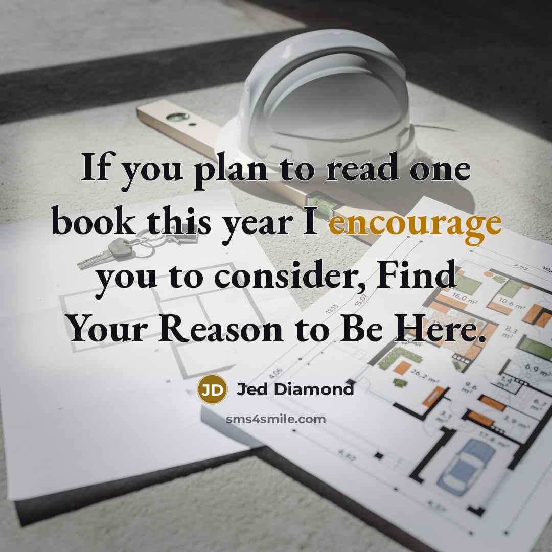 “If you plan to read one book this year I…” quote by Jed Diamond