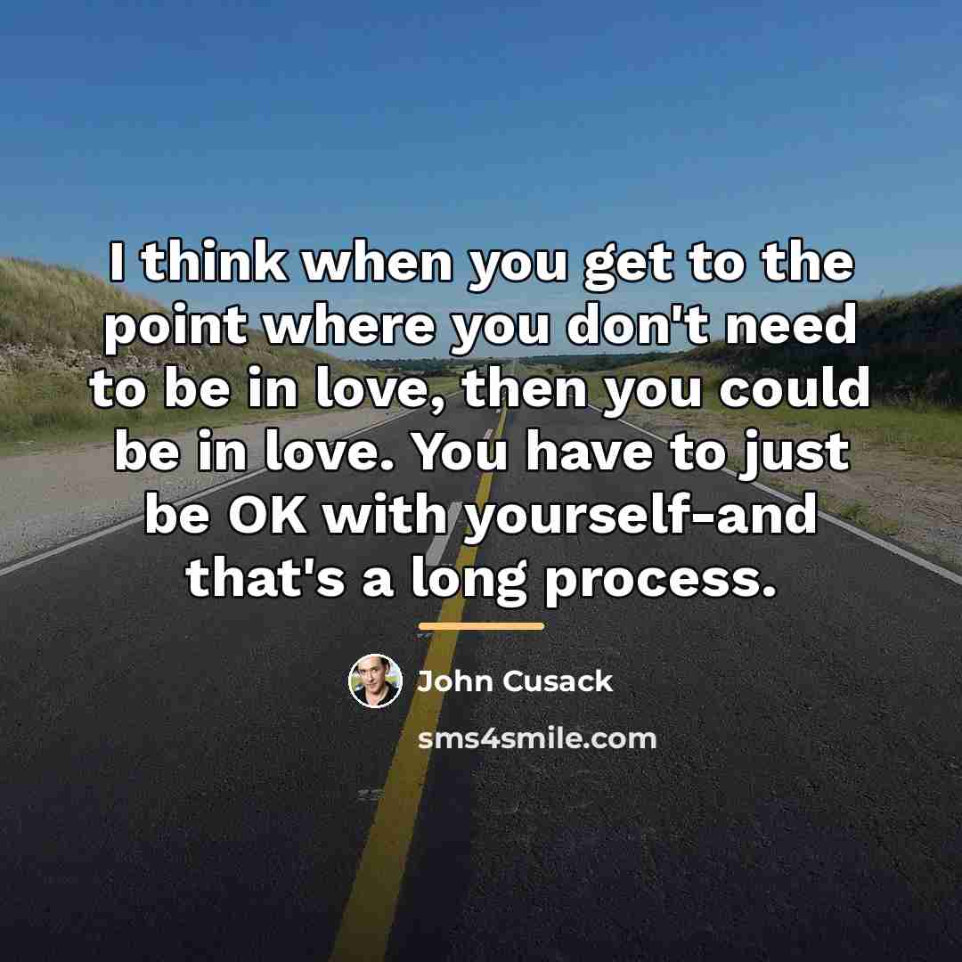 “I think when you get to the point where you…” quote by John Cusack