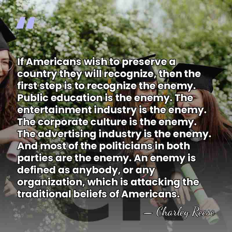 If Americans wish to preserve a country they will recognize, then the&hellip; - Charley Reese