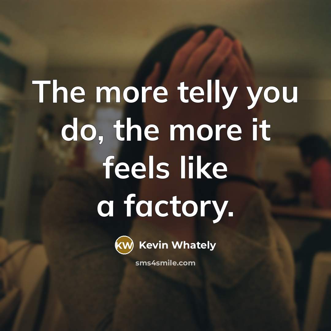 “The more telly you do, the more it feels like…” quote by Kevin Whately