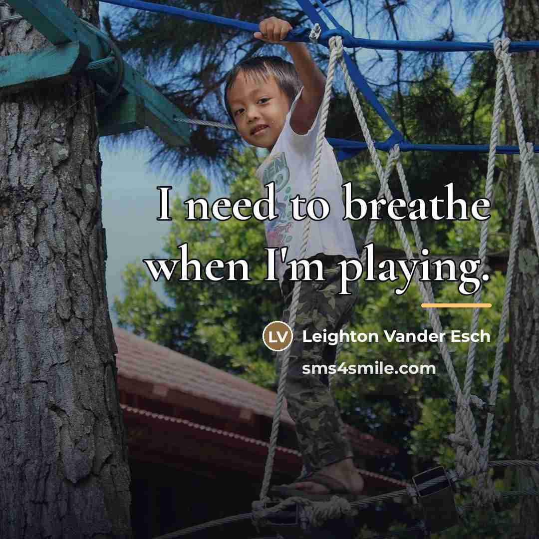 “I need to breathe when I'm playing.…” quote by Leighton Vander Esch