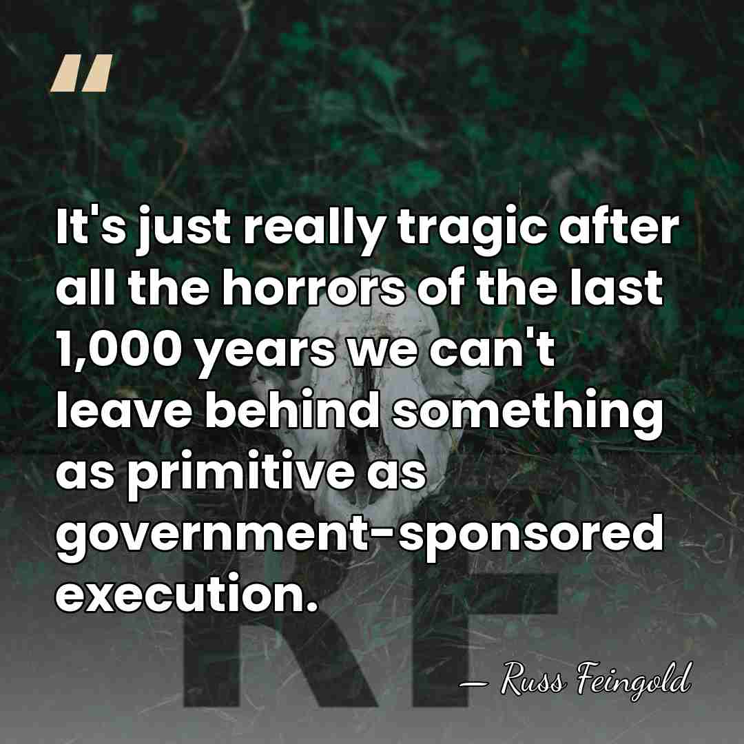 It's just really tragic after all the horrors of the last 1,000&hellip; - Russ Feingold