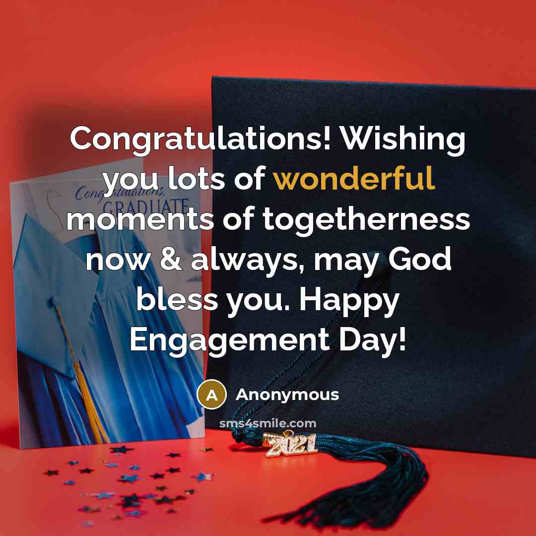 “Congratulations! Wishing you lots of wonderful moments of togetherness now…” quote by Anonymous