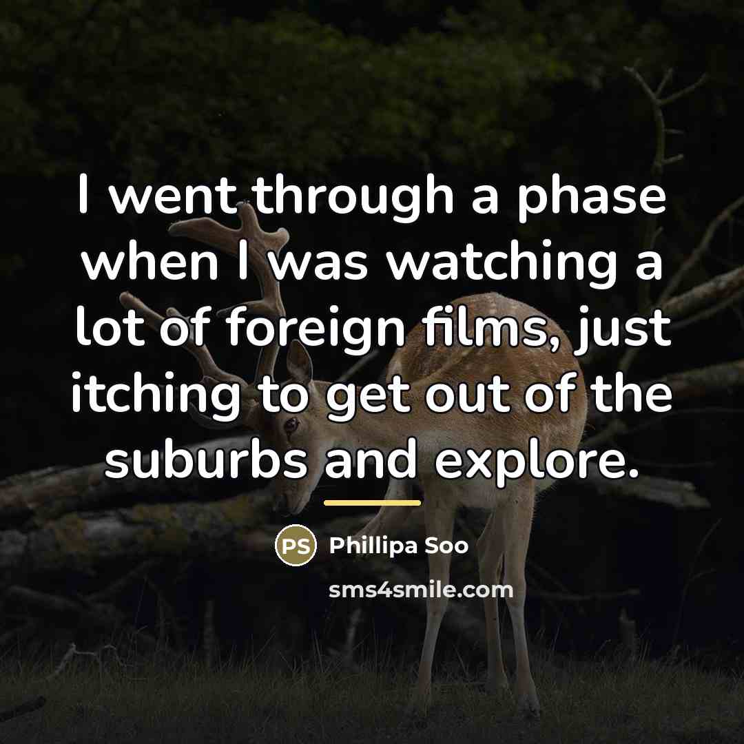 “I went through a phase when I was watching a…” quote by Phillipa Soo