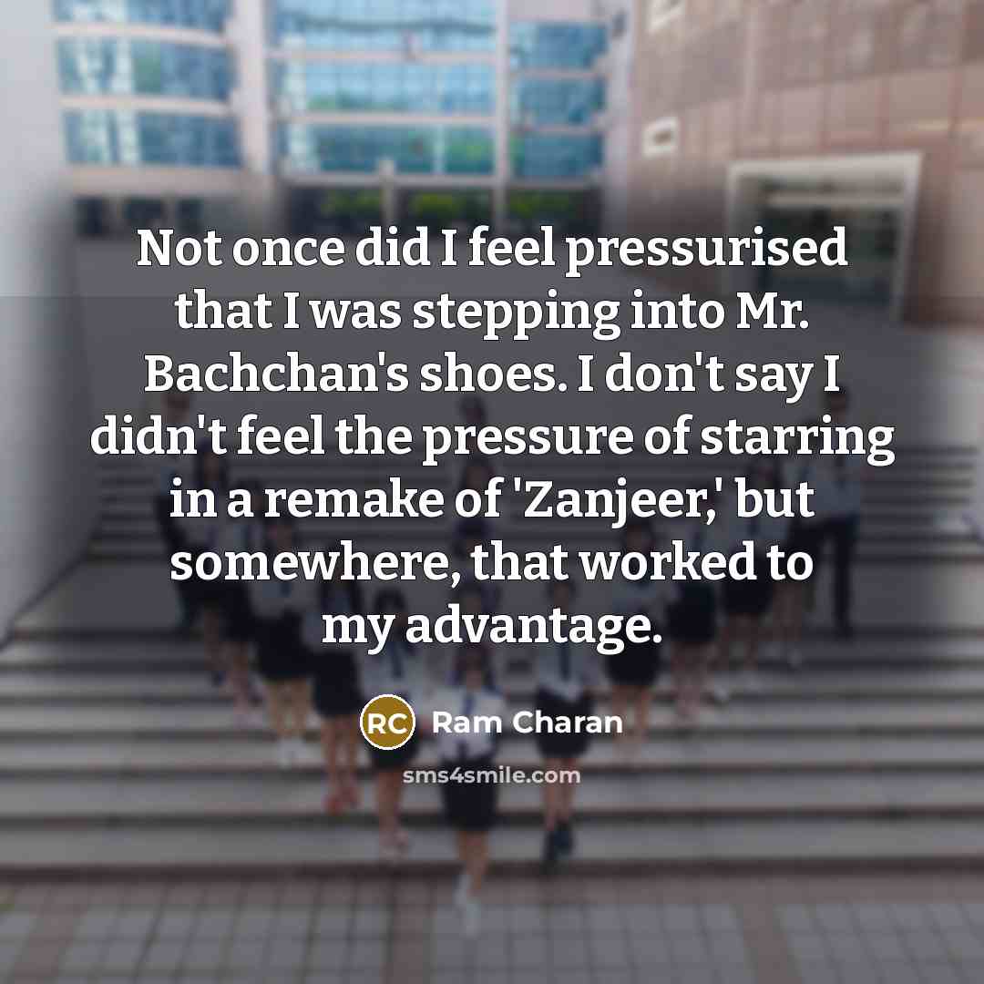 “Not once did I feel pressurised that I was stepping…” quote by Ram Charan
