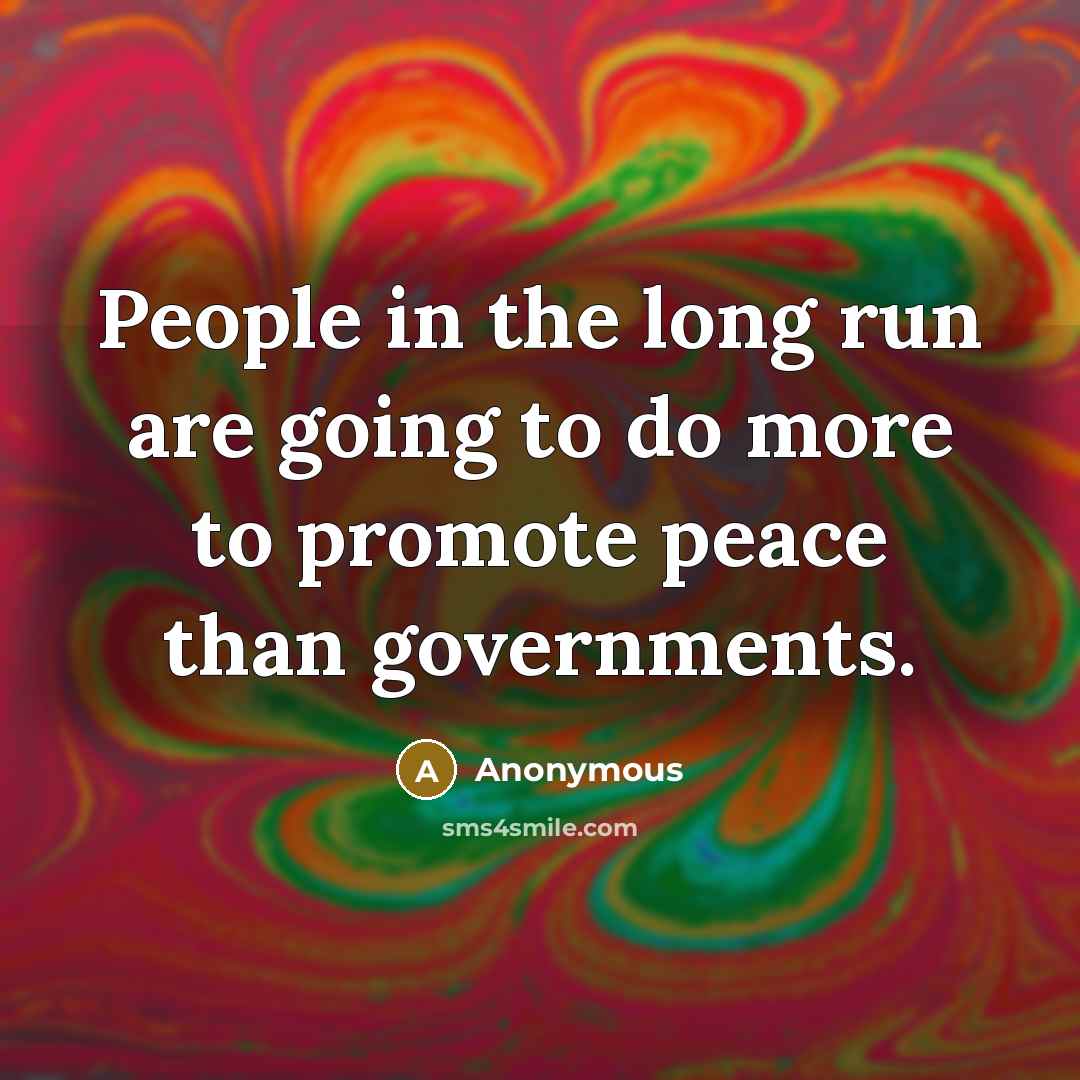 “People in the long run are going to do more…” quote by Anonymous