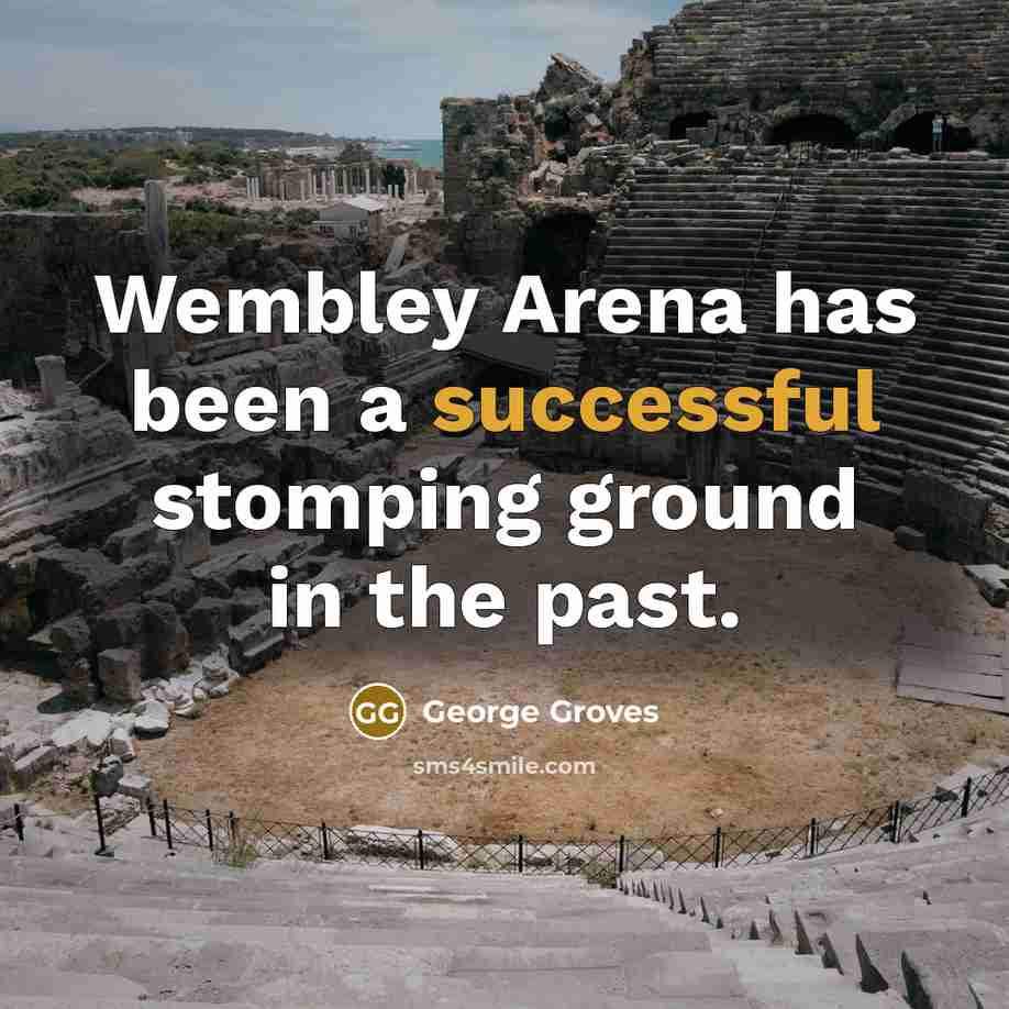 “Wembley Arena has been a successful stomping ground in the…” quote by George Groves