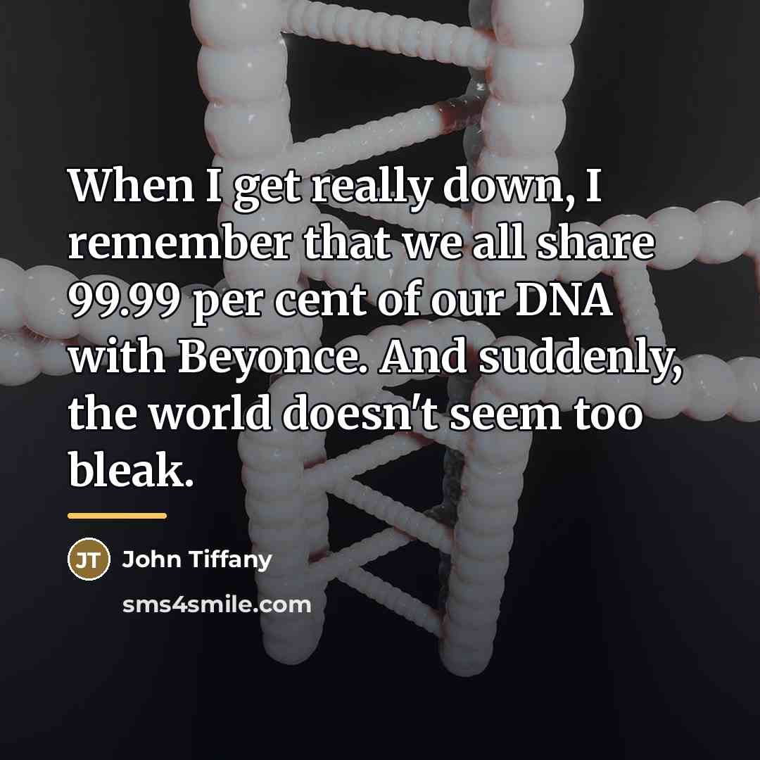 “When I get really down, I remember that we all…” quote by John Tiffany