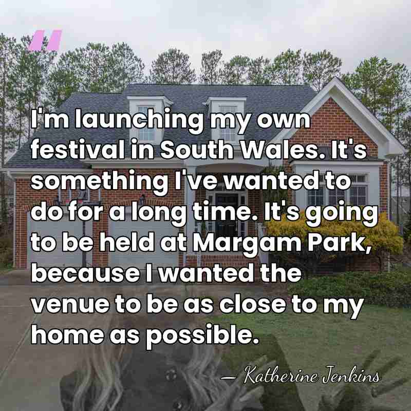 I'm launching my own festival in South Wales. It's something I've wanted&hellip; - Katherine Jenkins
