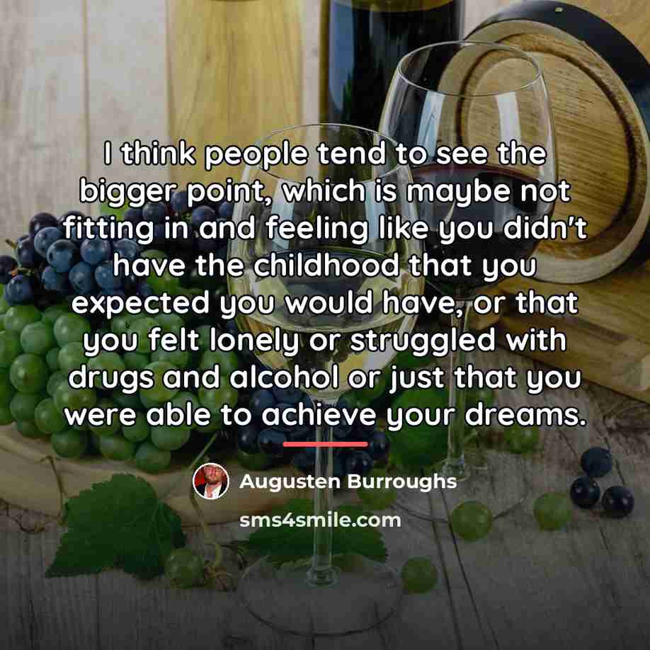 “I think people tend to see the bigger point, which…” quote by Augusten Burroughs
