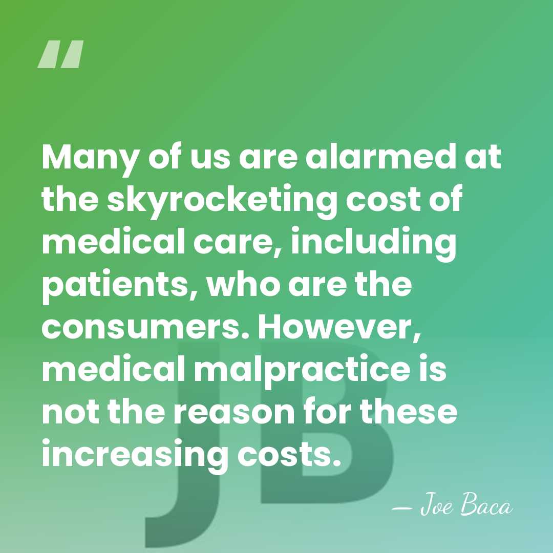 Many of us are alarmed at the skyrocketing cost of medical care,&hellip; - Joe Baca