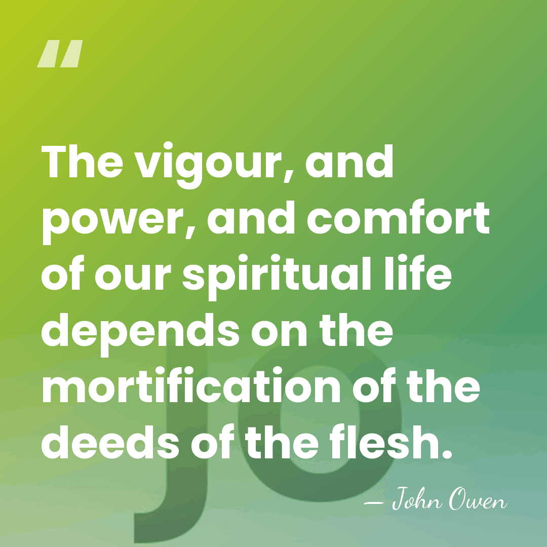 The vigour, and power, and comfort of our spiritual life depends on&hellip; - John Owen