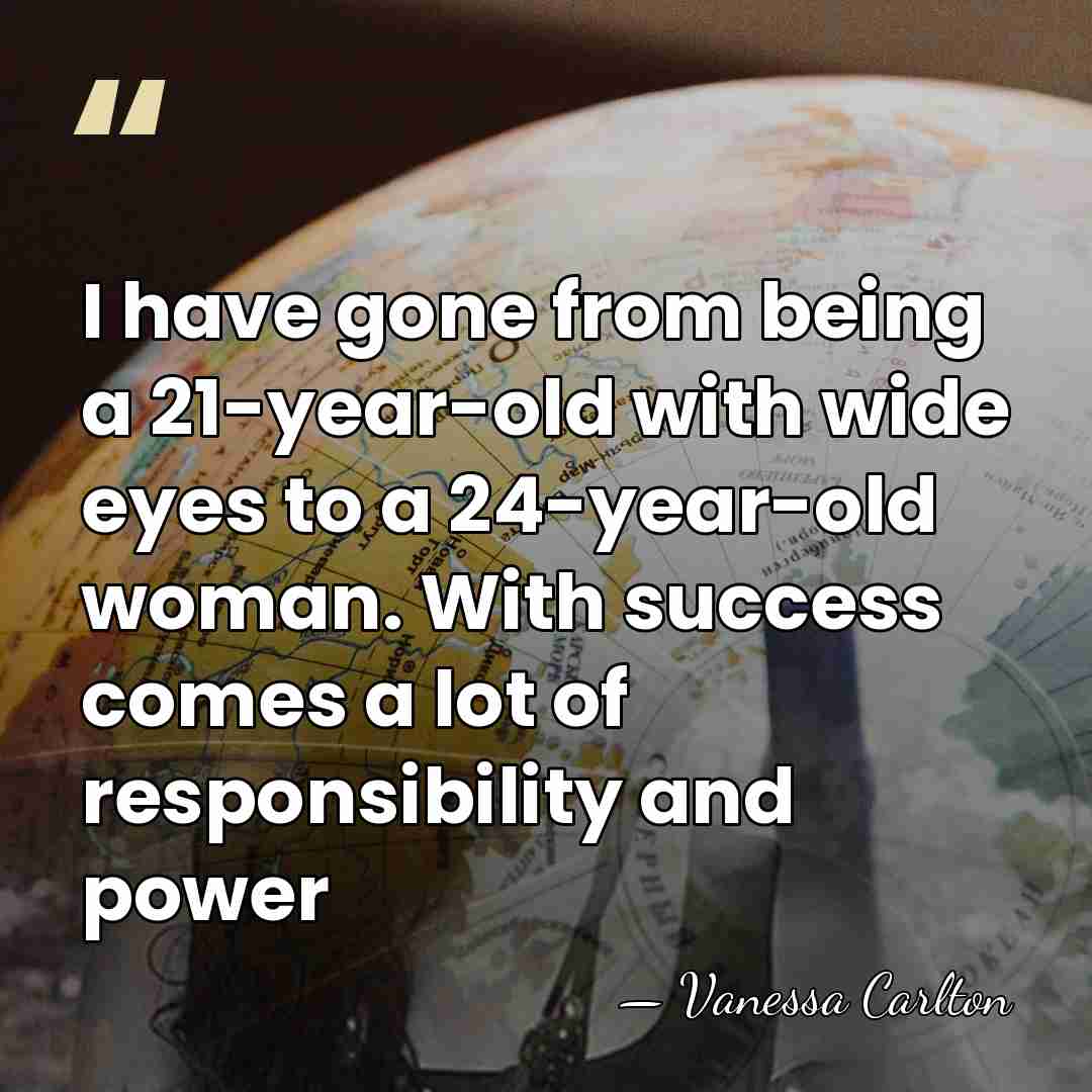 I have gone from being a 21-year-old with wide eyes to a&hellip; - Vanessa Carlton