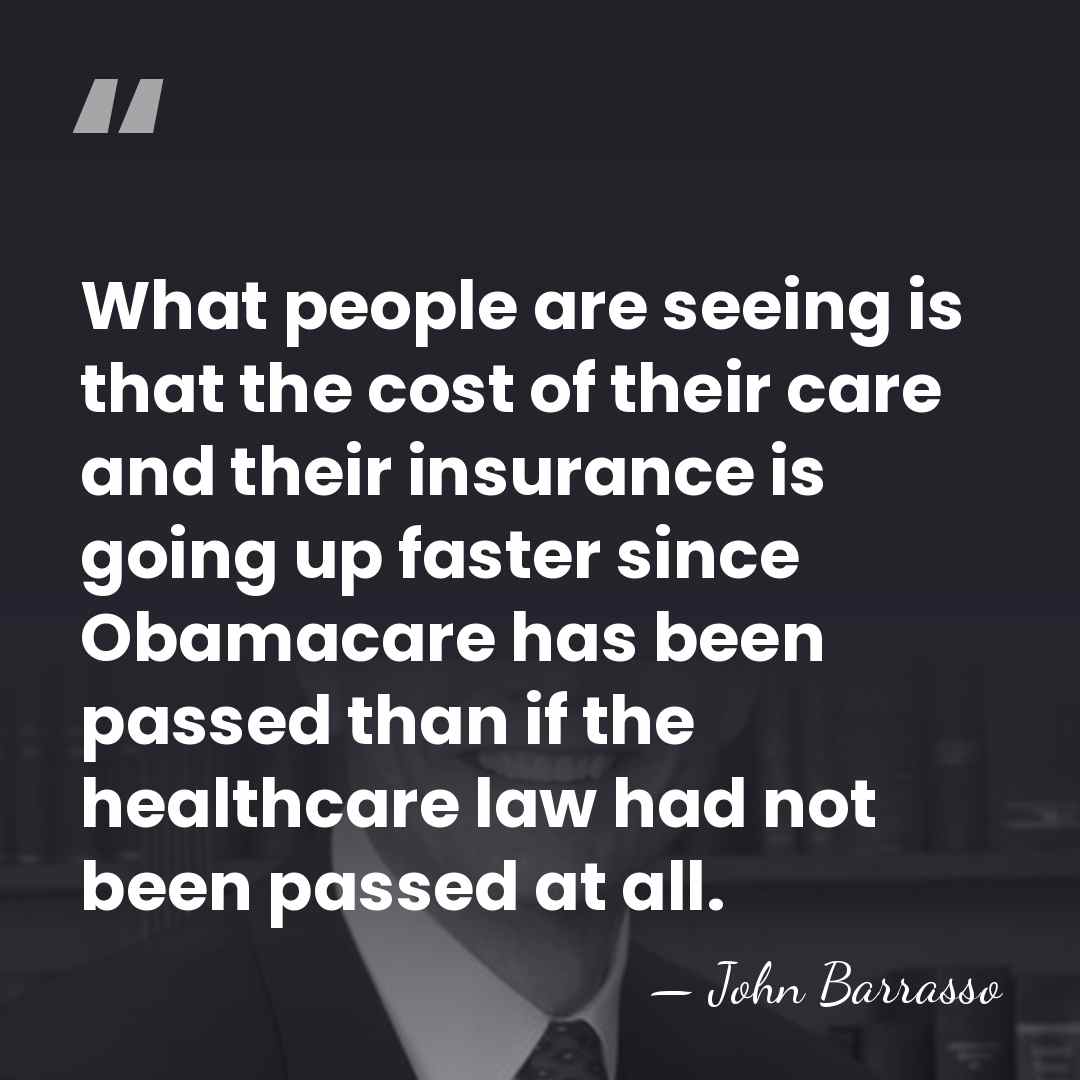 What people are seeing is that the cost of their care and&hellip; - John Barrasso
