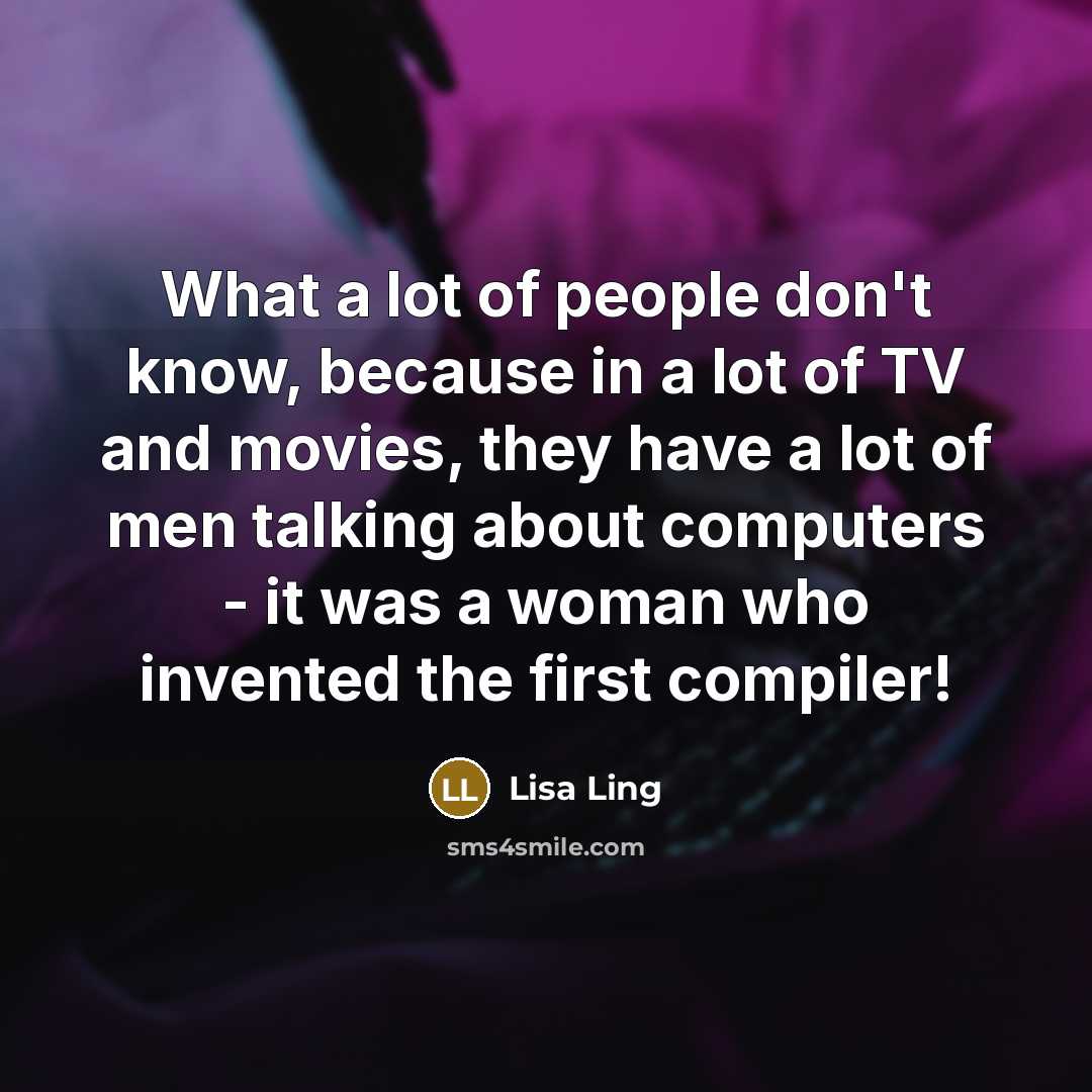“What a lot of people don't know, because in a…” quote by Lisa Ling