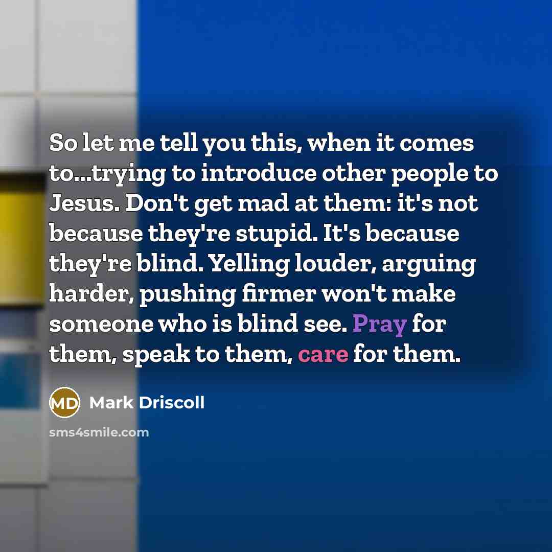 “So let me tell you this, when it comes to...trying…” quote by Mark Driscoll