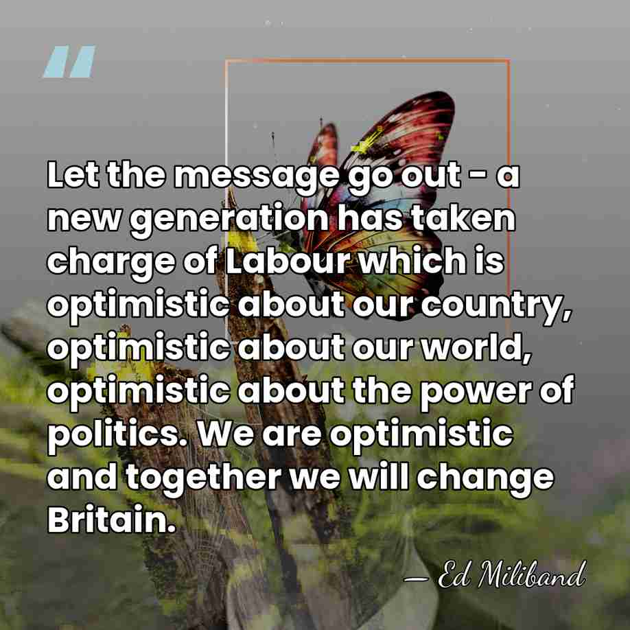 Let the message go out - a new generation has taken charge&hellip; - Ed Miliband