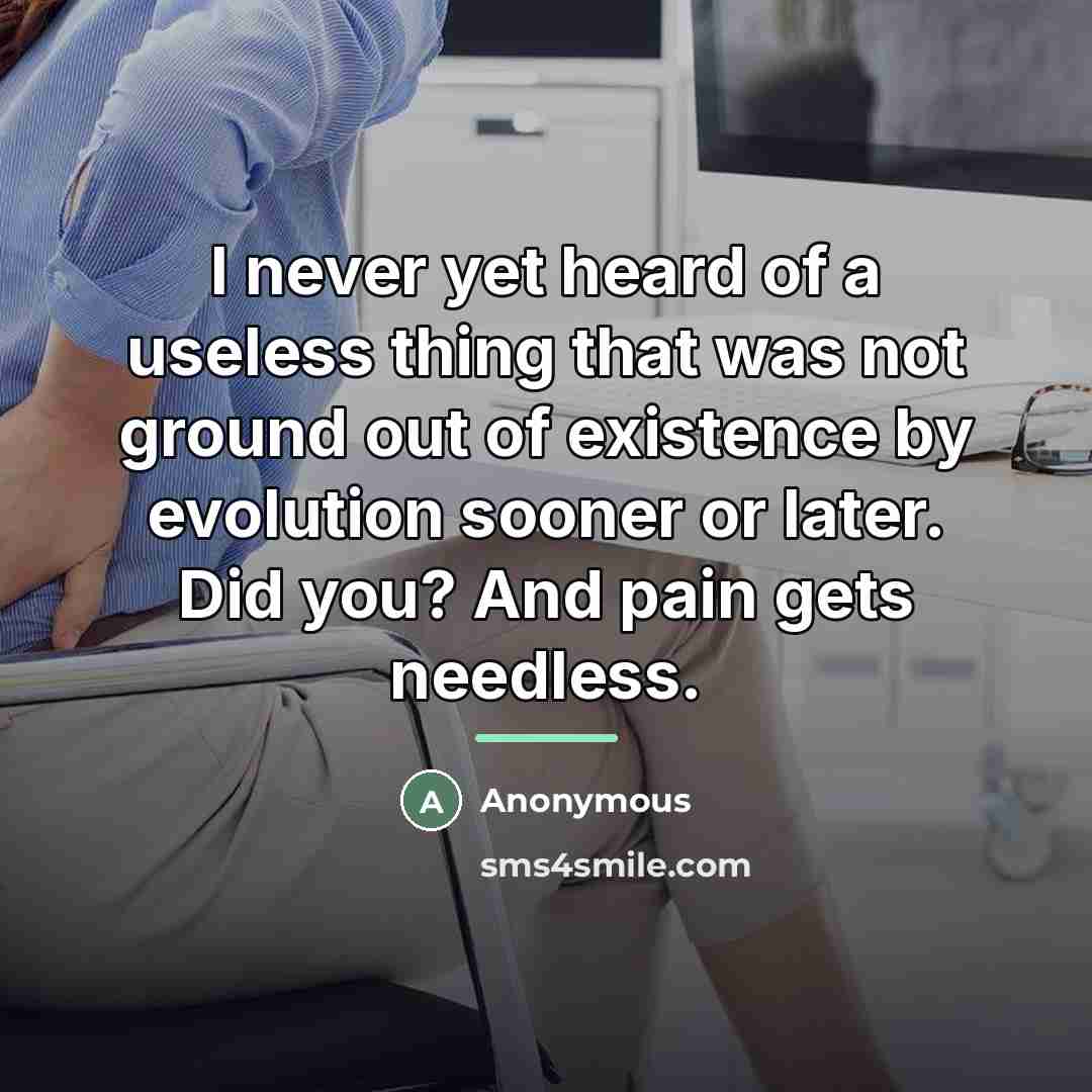 “I never yet heard of a useless thing that was…” quote by Anonymous