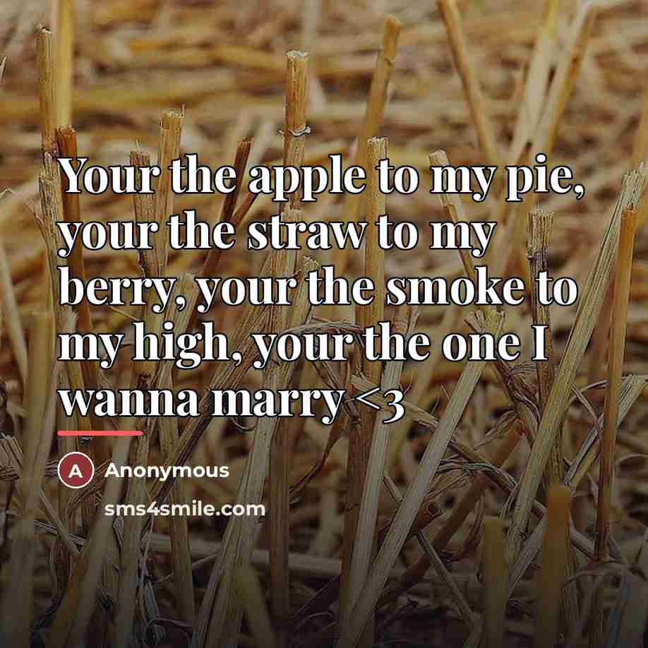 “Your the apple to my pie, your the straw to…” quote by Zoeybignell
