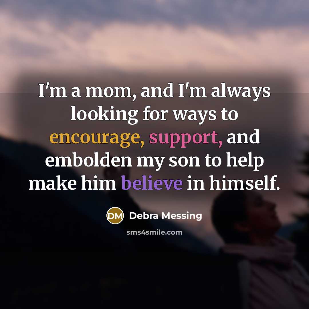 “I'm a mom, and I'm always looking for ways to…” quote by Debra Messing
