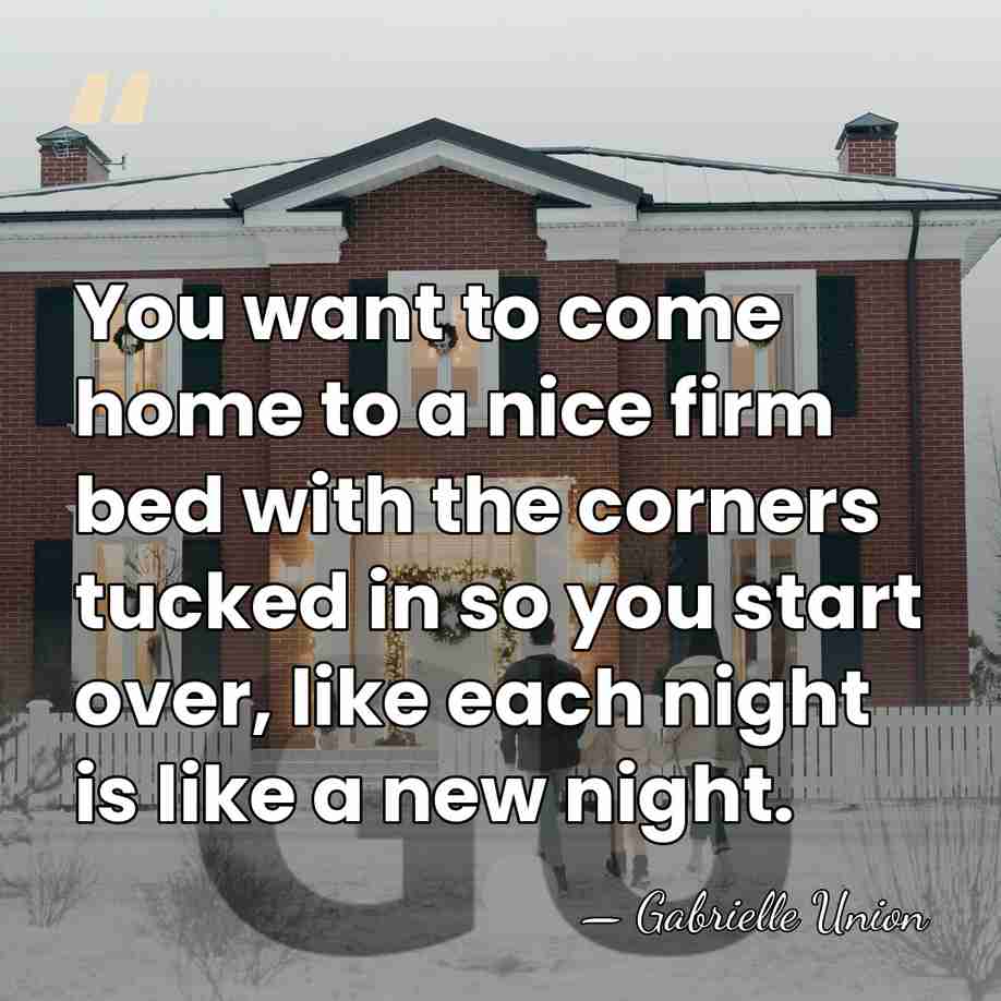 You want to come home to a nice firm bed with the&hellip; - Gabrielle Union