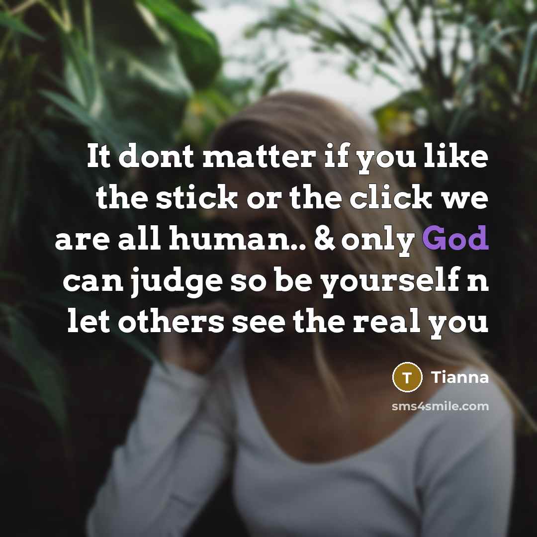 “It dont matter if you like the stick or the…” quote by Tianna